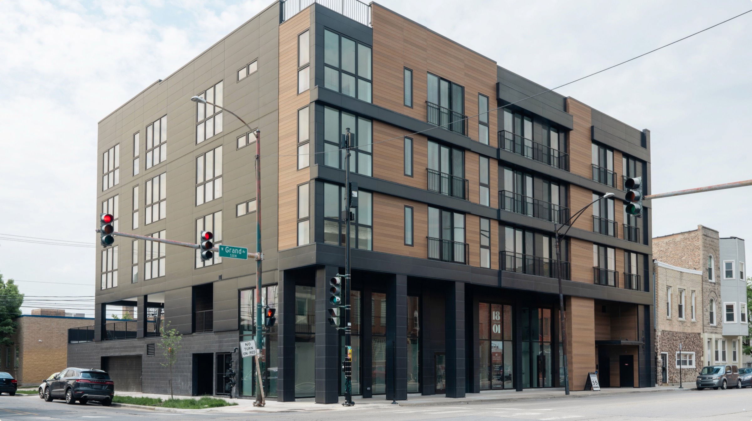 Photograph from the 1801 W Grand project.