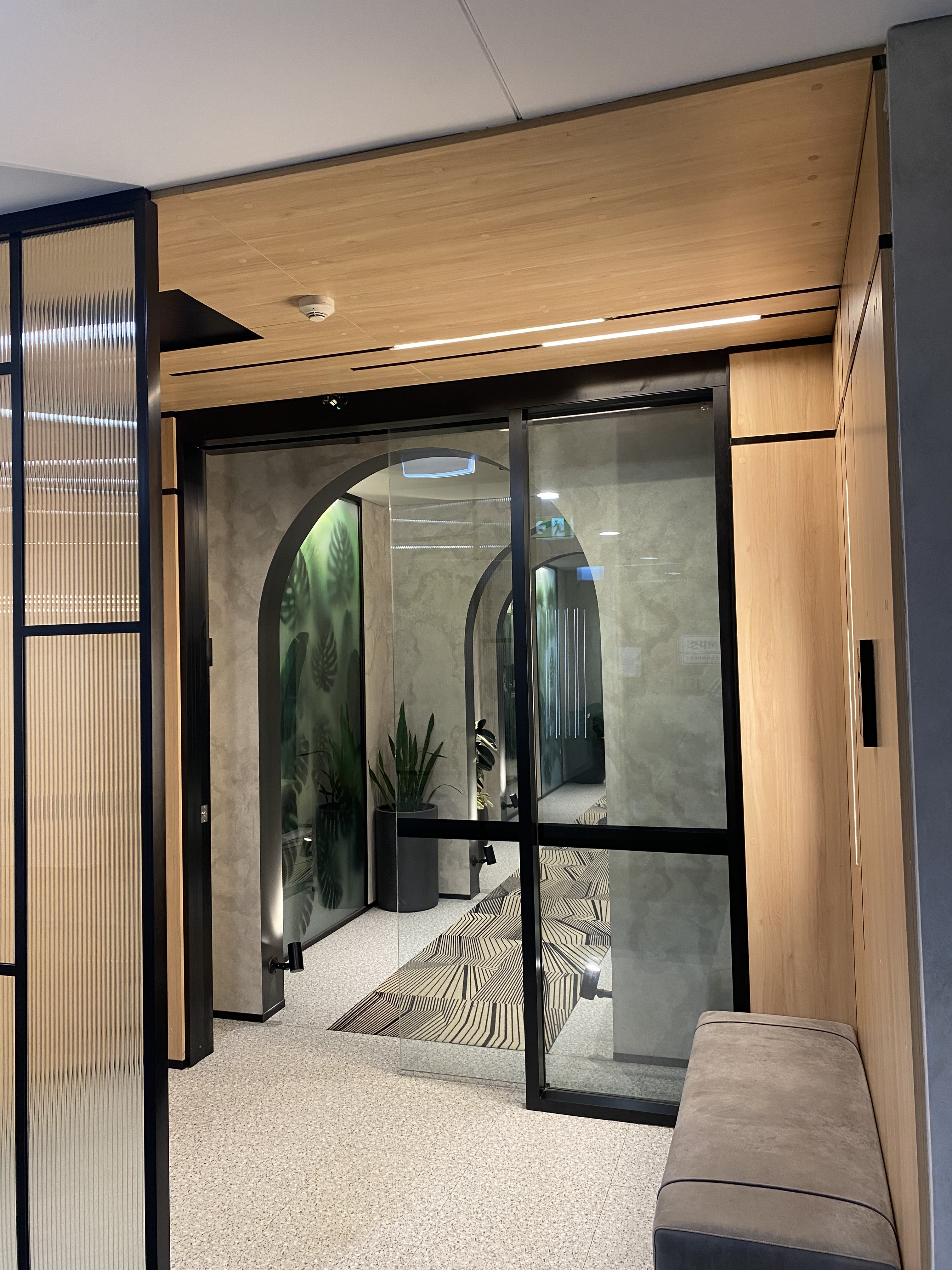 office lobby entrance