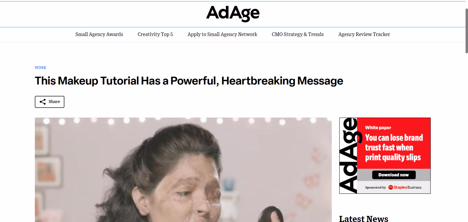 Ad Age: Beauty Tips by Reshma | First December Films