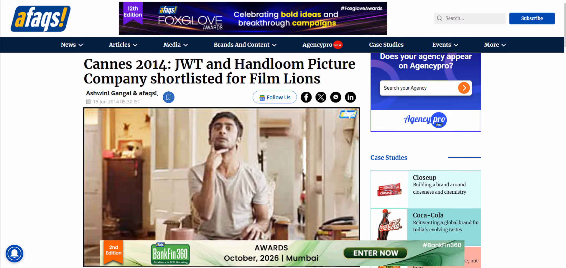 afaqs!: Cannes Film Lions shortlist | First December Films