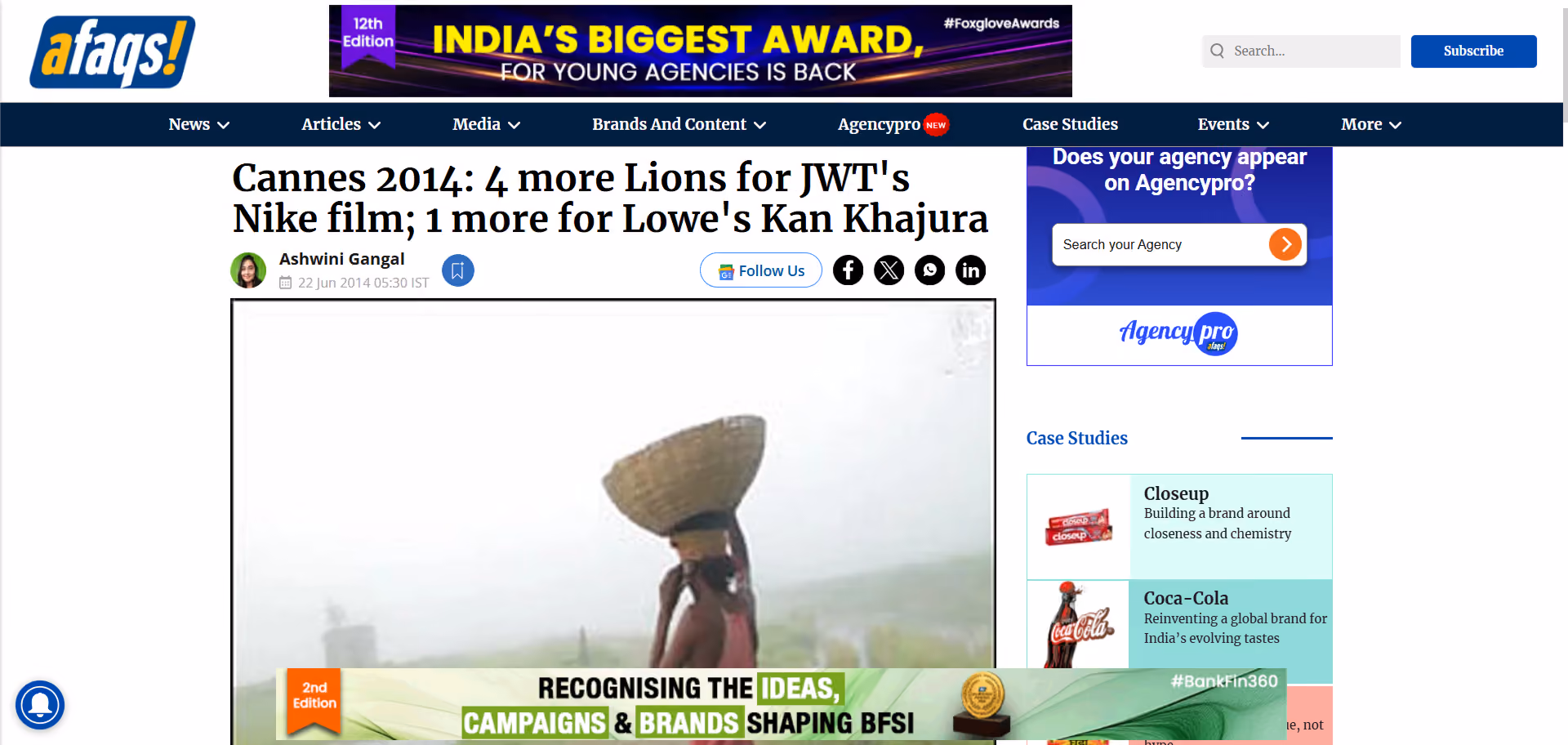 afaqs!: Cannes Lions for Nike | First December Films