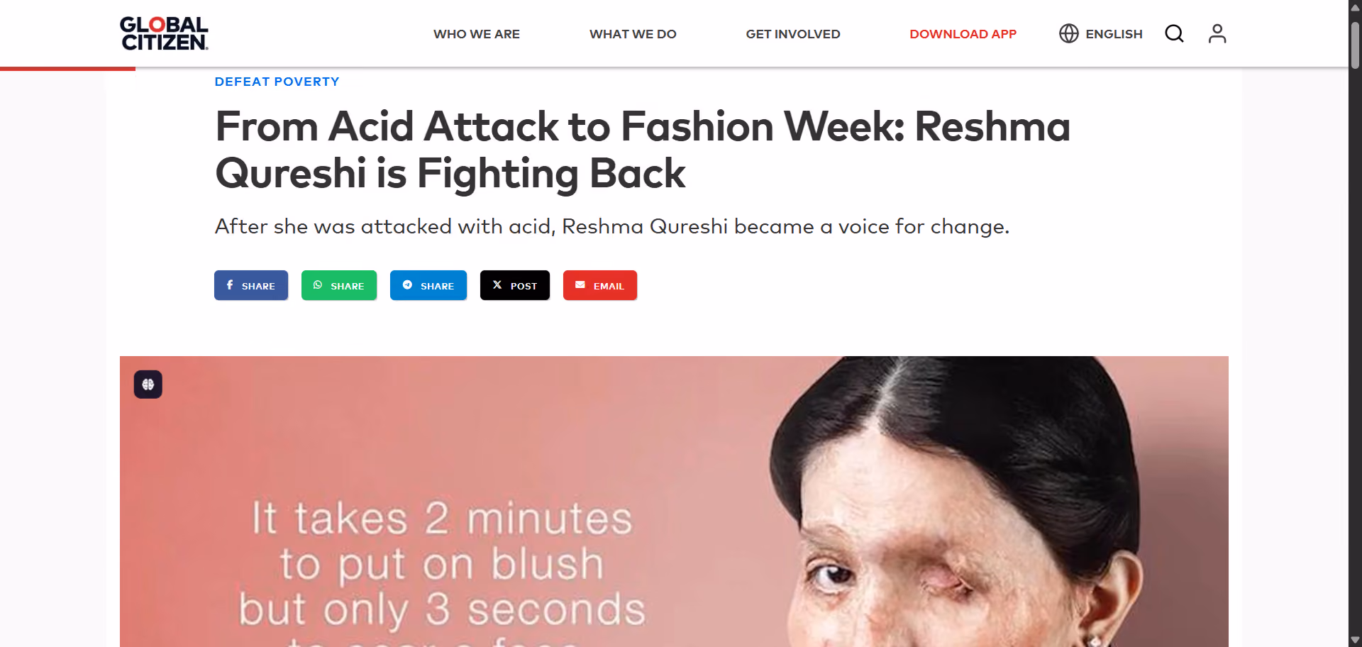 Global Citizen: Beauty Tips by Reshma | First December Films