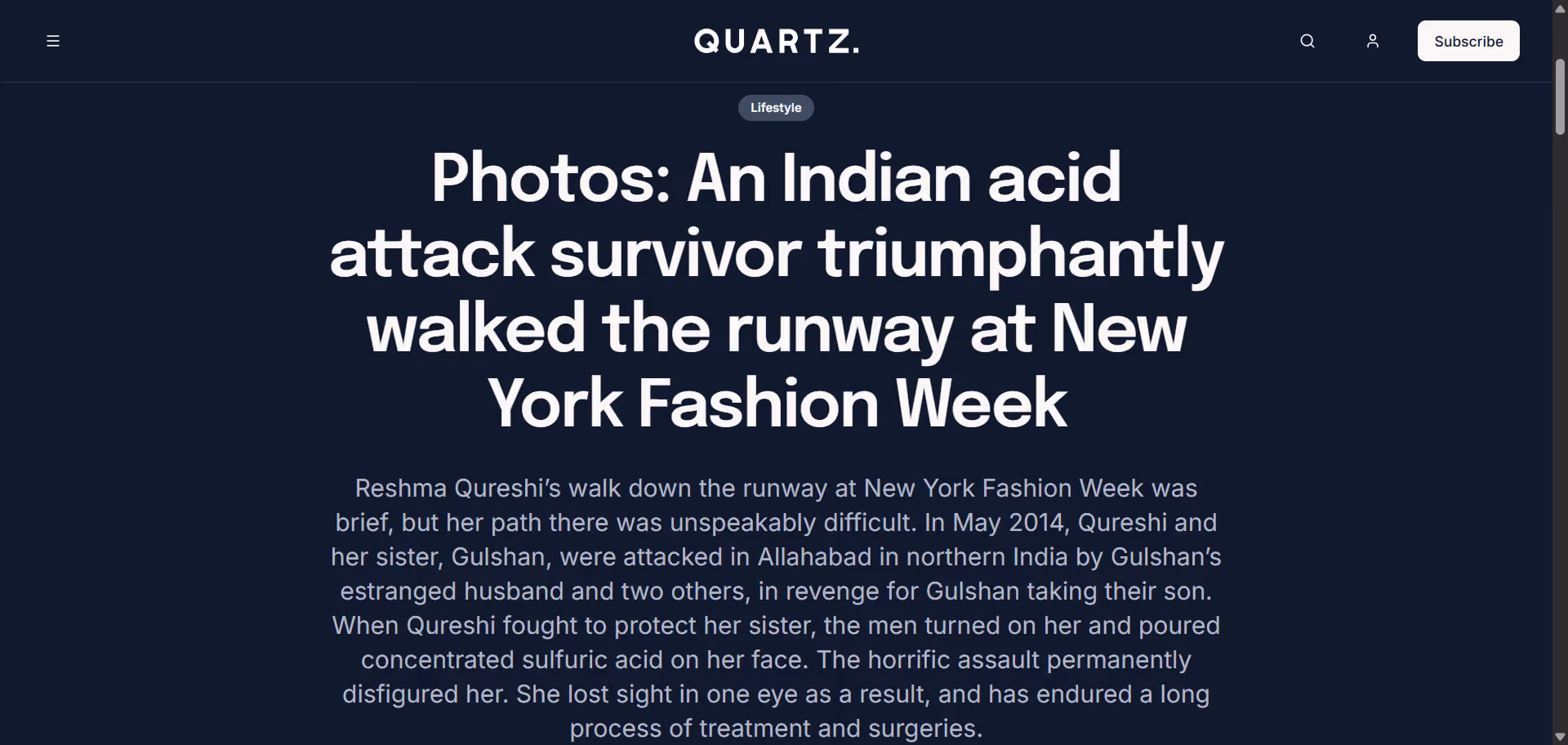 Quartz: Beauty Tips by Reshma | First December Films