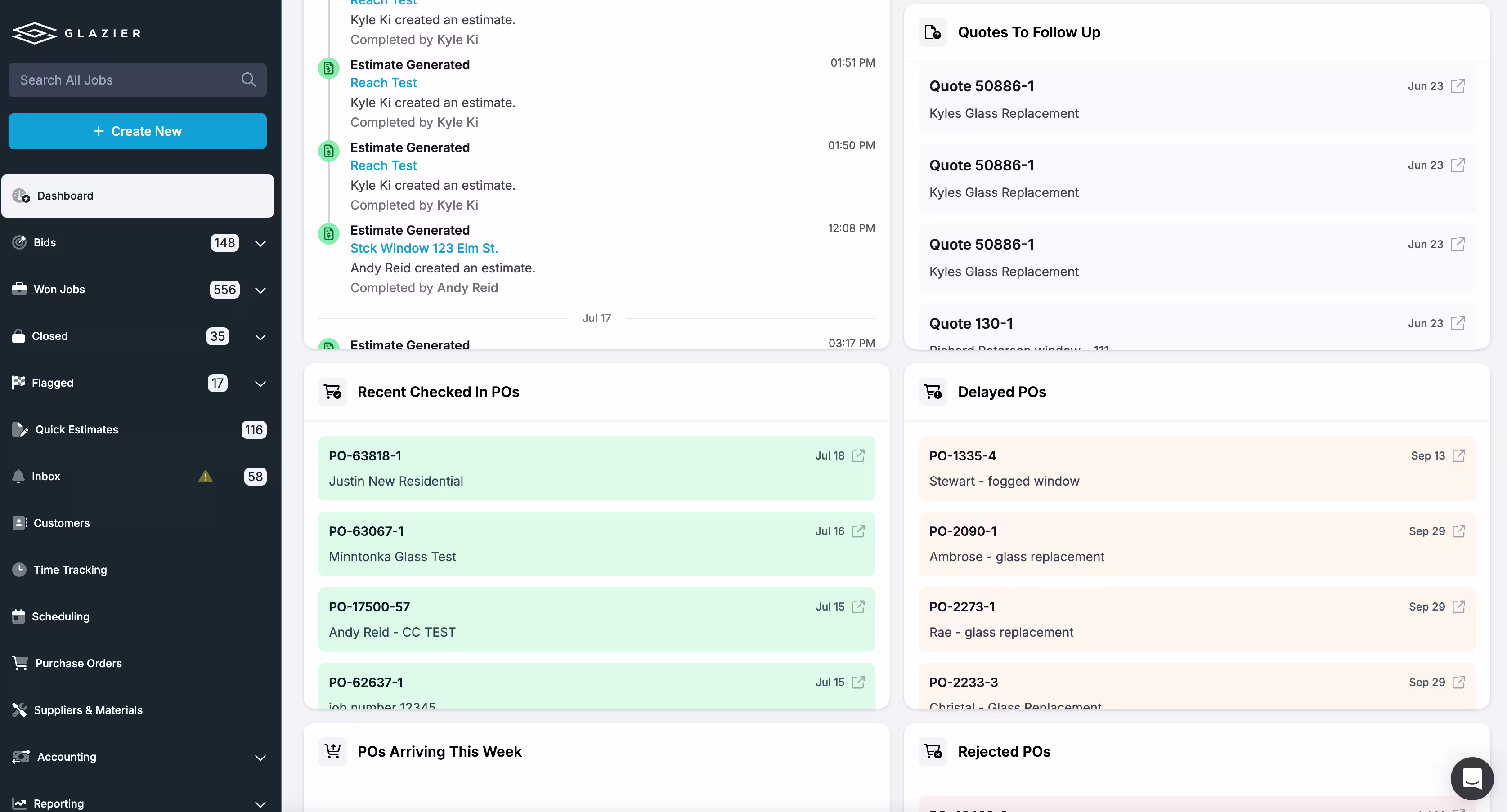 Warranty Tracking screenshot