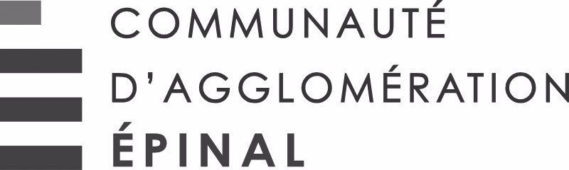 Logo with four horizontal bars on the left and the text Communauté d'Agglomération Épinal on the right.