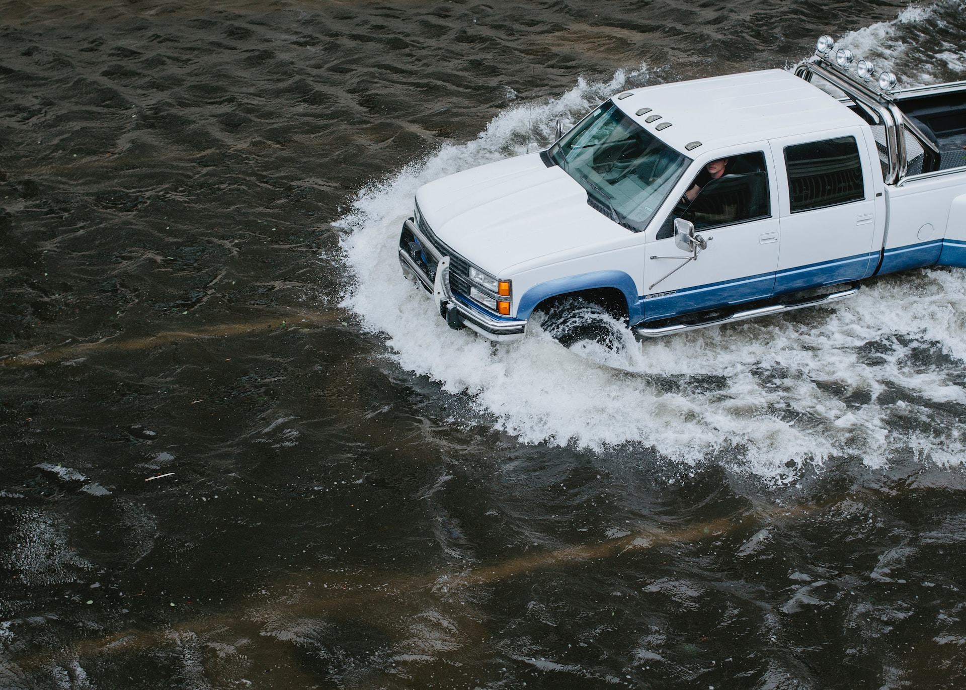 Flooded streets in Jacksonville, Florida in the aftermath of Hurricane Irma, a storm that caused record-breaking flooding in the city.