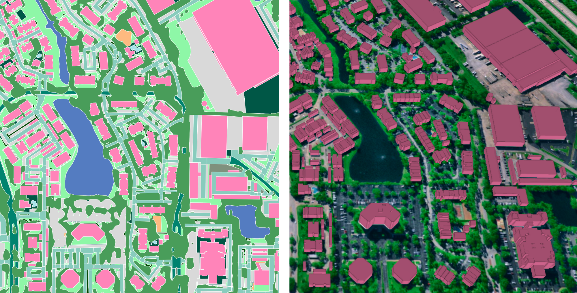 Ecopia’s AI-powered mapping systems capture the physical world in both 2D and 3D in Jacksonville, Florida.