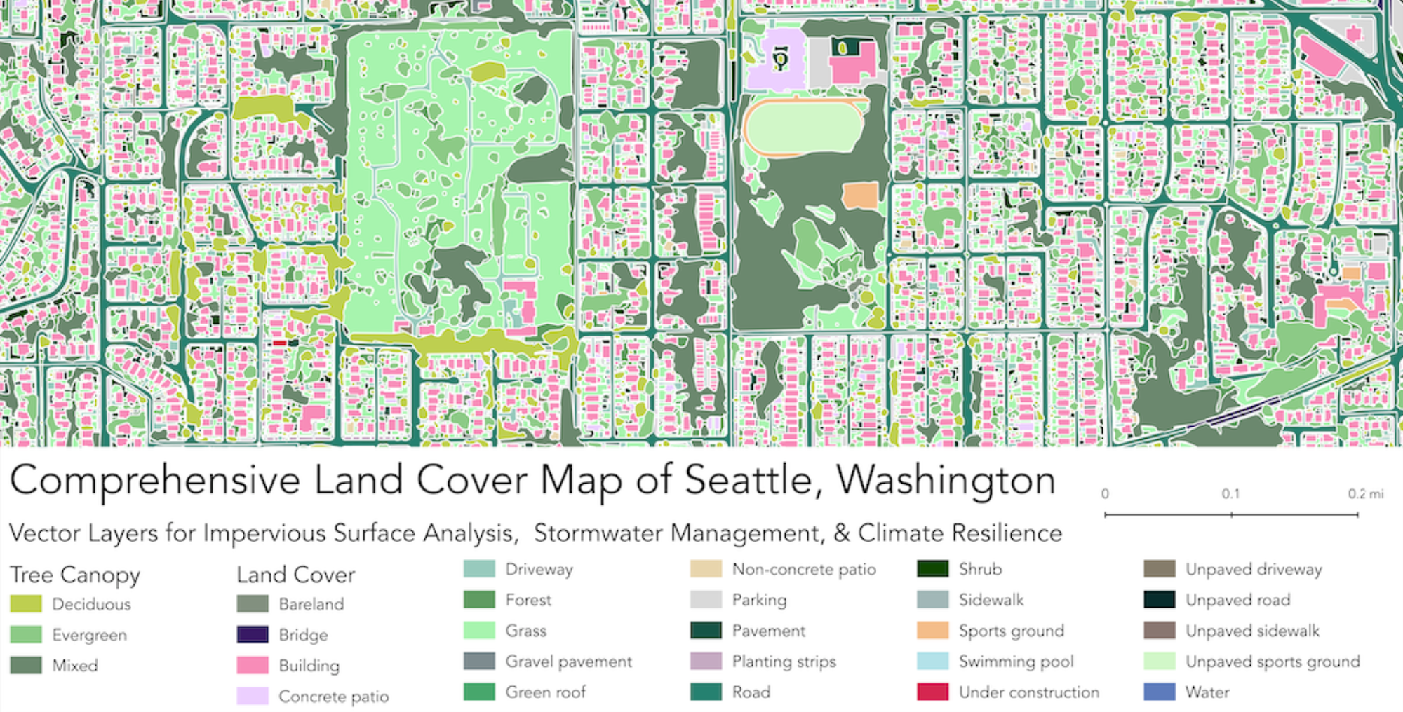 Ecopia AI's submission to the Esri UC 2023 map gallery.