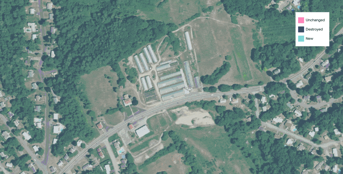 A sample of AI-powered imagery analysis for property intelligence in Lexington, Massachusetts.