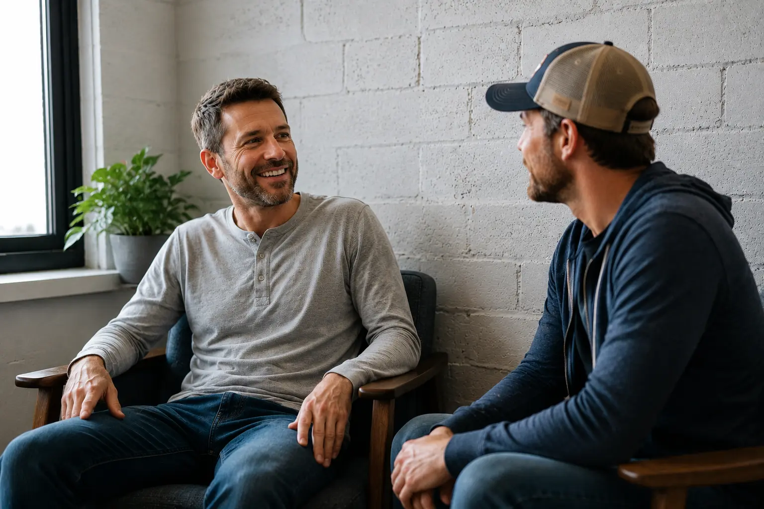 two-men-talking