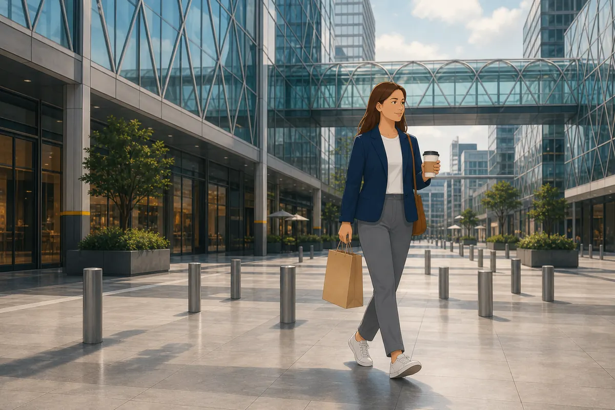 Illustration d'une cliente profitant de son temps près de Beaugrenelle pendant l'intervention
