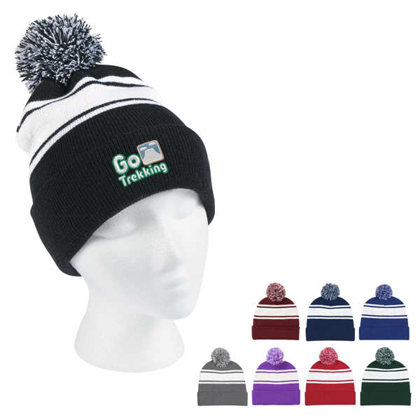 pom-pom winter hats