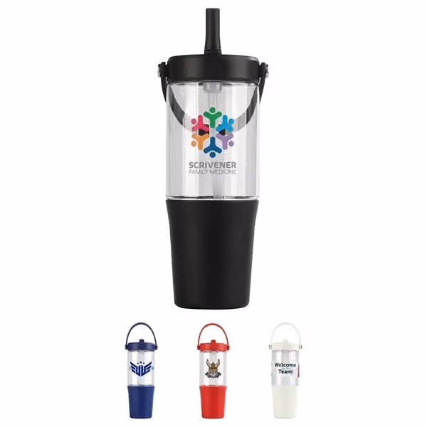 travel cup with branding