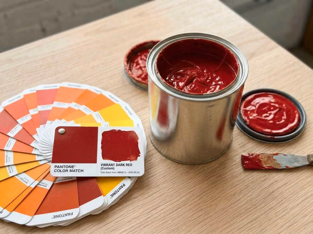 dragonfly uses pantone ink for precise colors