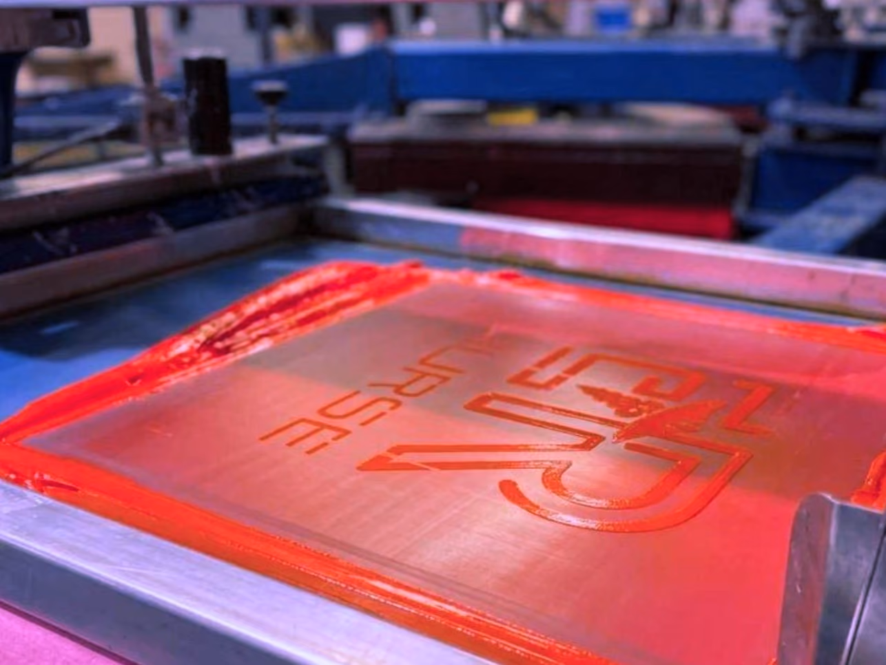 er design event tee on print screen