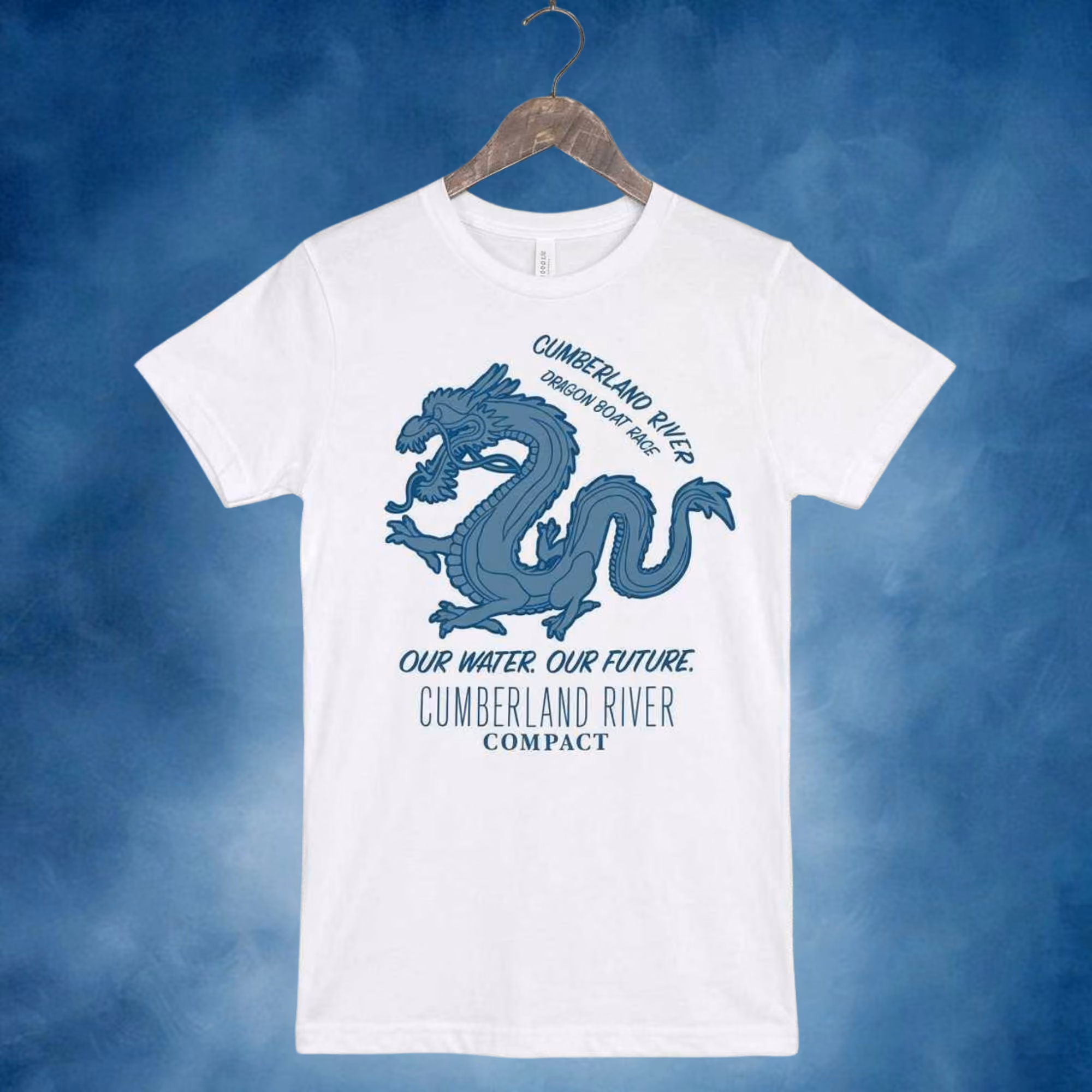 cumberland river run festival graphic t-shirt