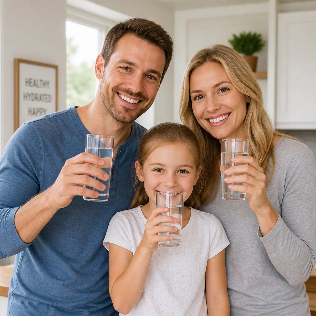Santa Ana water technician testing a home's water