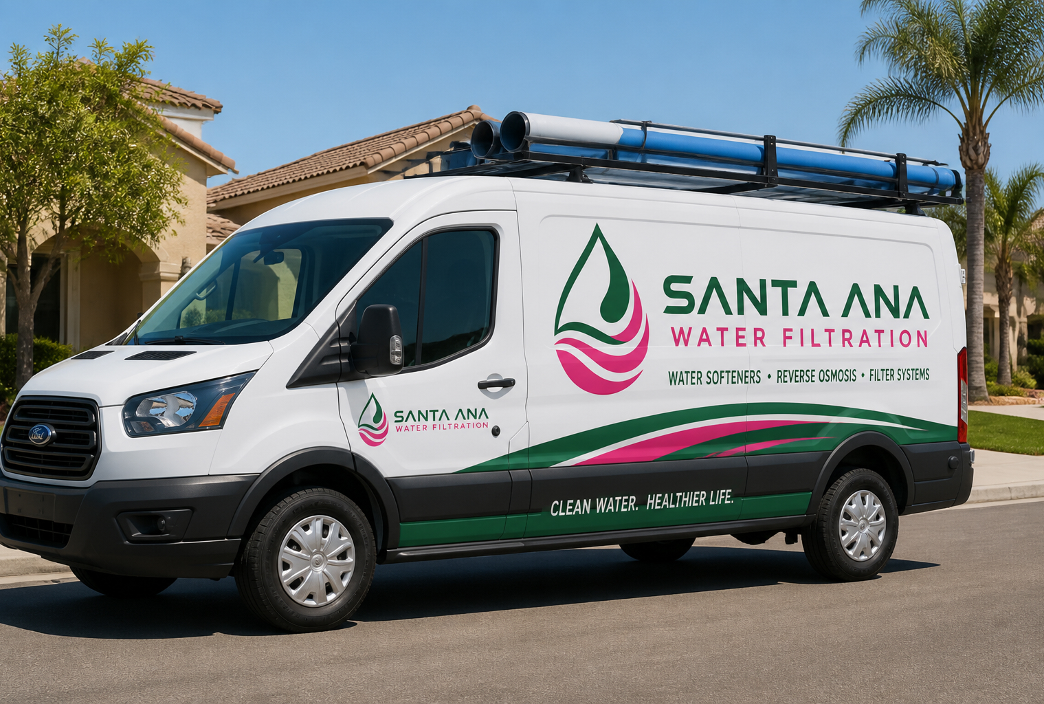 Water filtration service across Orange County