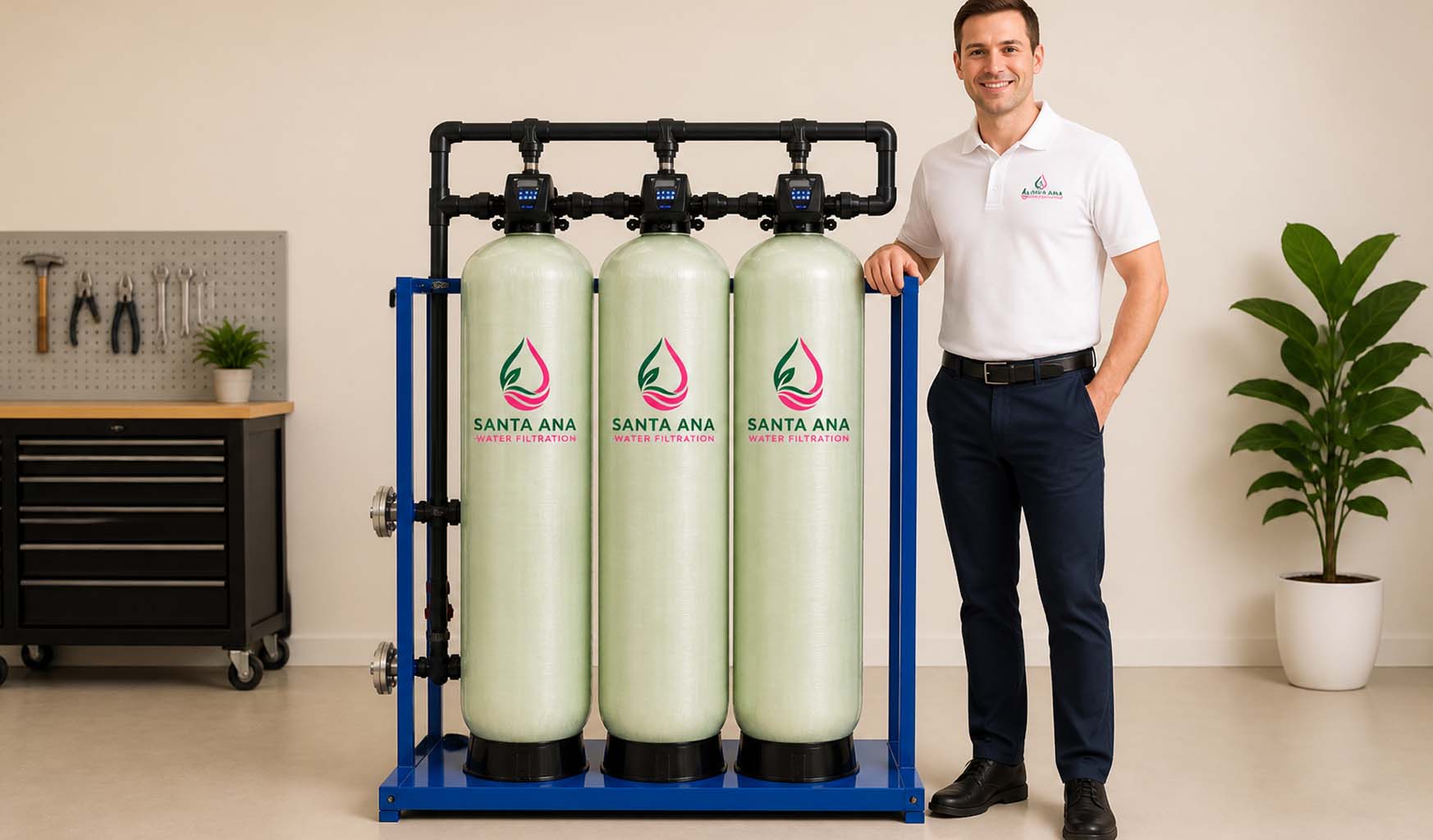 Carbon filtration system for a Santa Ana home
