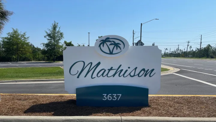Mathison’s New Sign Attracts Attention