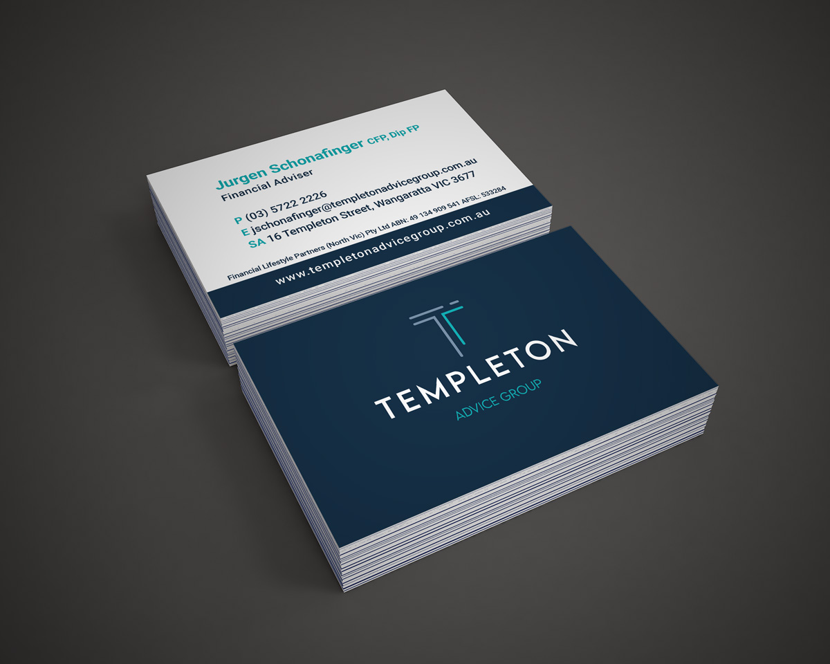 Custom designed business cards