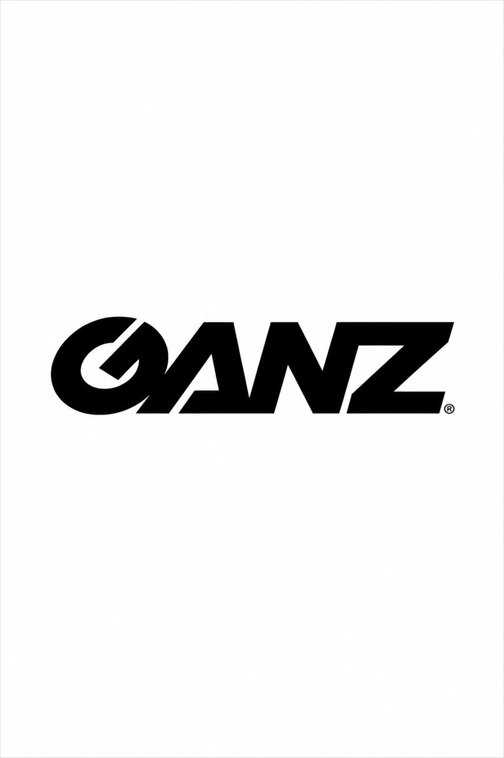 Black stylized GANZ text logo on a white background.