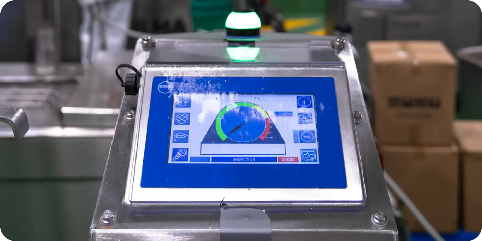 Metal detectors in production facility