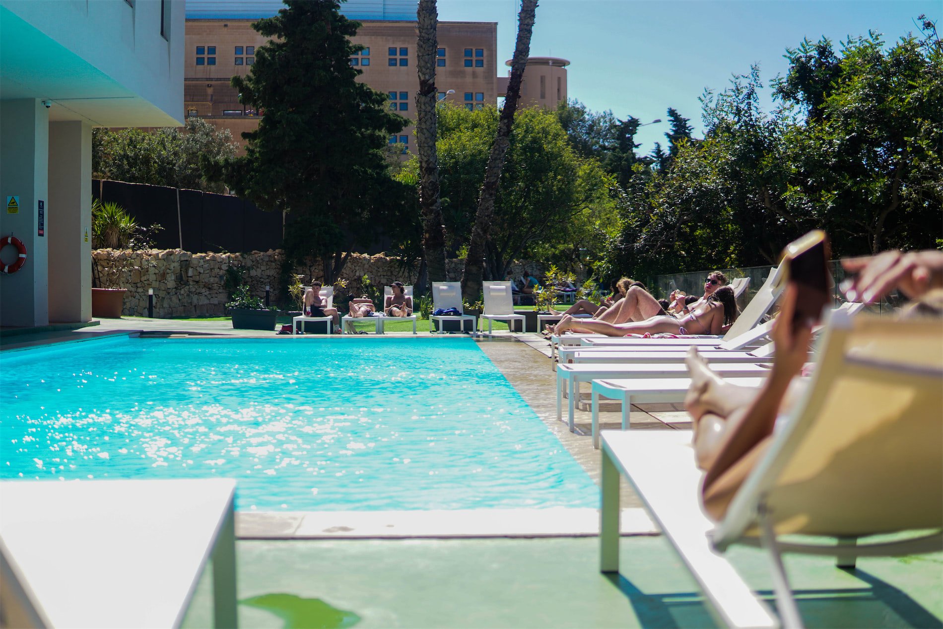 Summer at Campus Hub: Football, Pool Days & Big Screen Moments