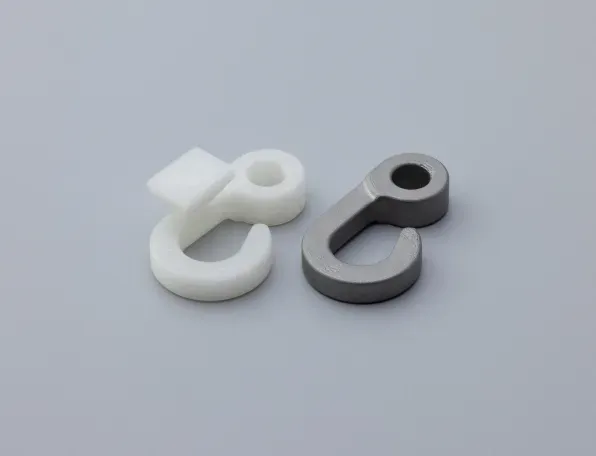 G-ZERO print example — lost parts and finished castings