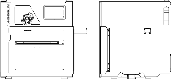 G-ZERO external dimensions diagram