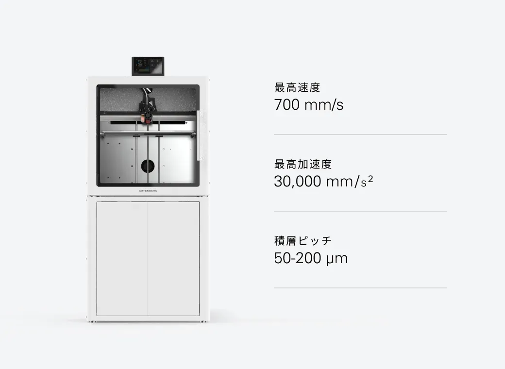 G-ZERO L1 大型モデルでも高速・高精度な造形を実現する国産3Dプリンター