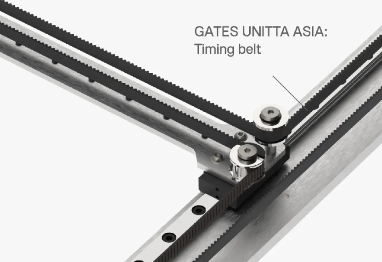 Timing belt made by GATES UNITTA ASIA