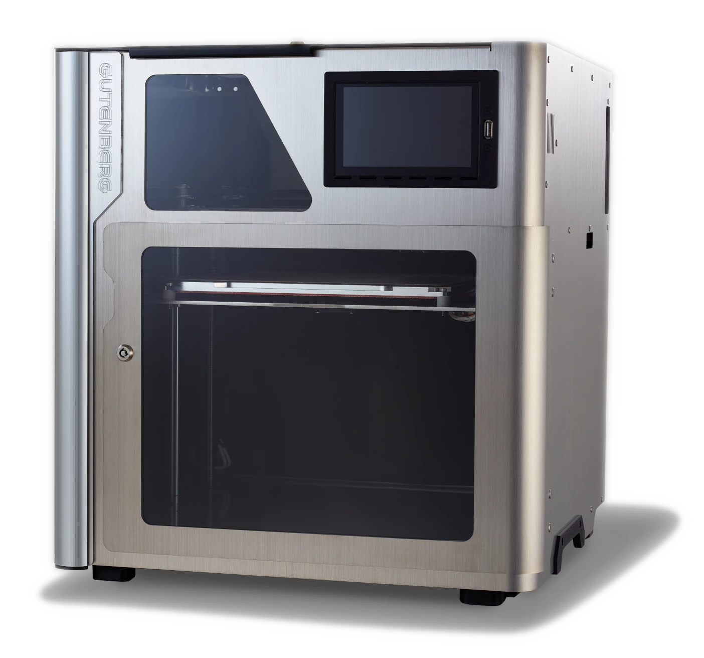 G-ZERO MP1 — PEEK-compatible industrial 3D printer designed and made in Japan by Gutenberg.