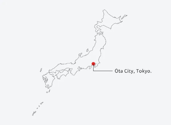 Designed and manufactured at our factory in Kamata, Tokyo, Japan
