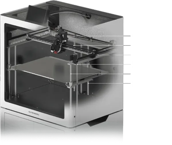 G-ZERO L1 high-durability structure built from uniquely designed metal machined parts