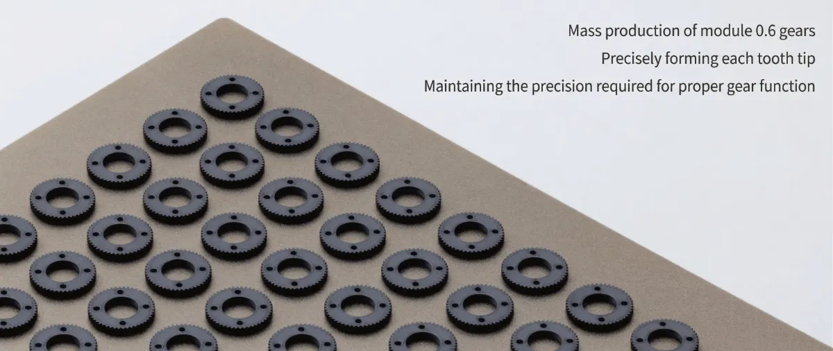 Volume production of module parts printed with G-ZERO and POTICON FILAMENT