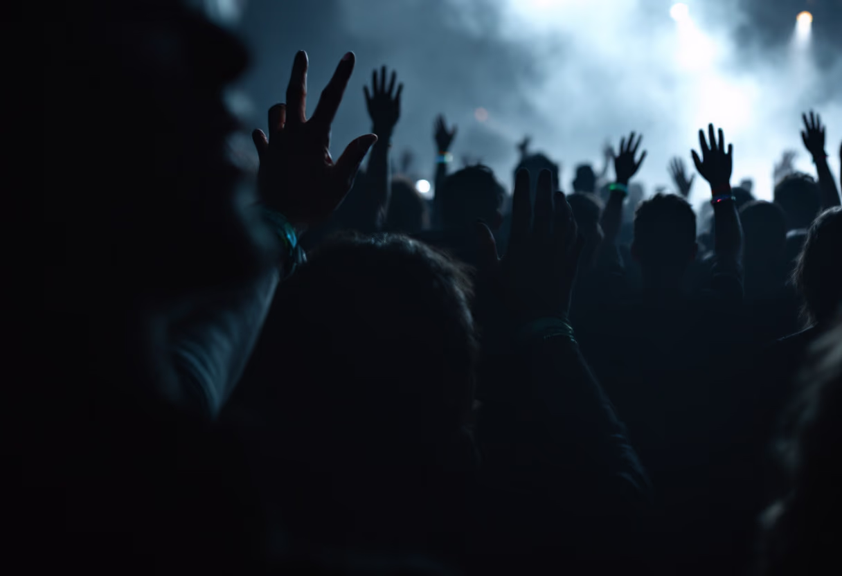 image of a concert crowd
