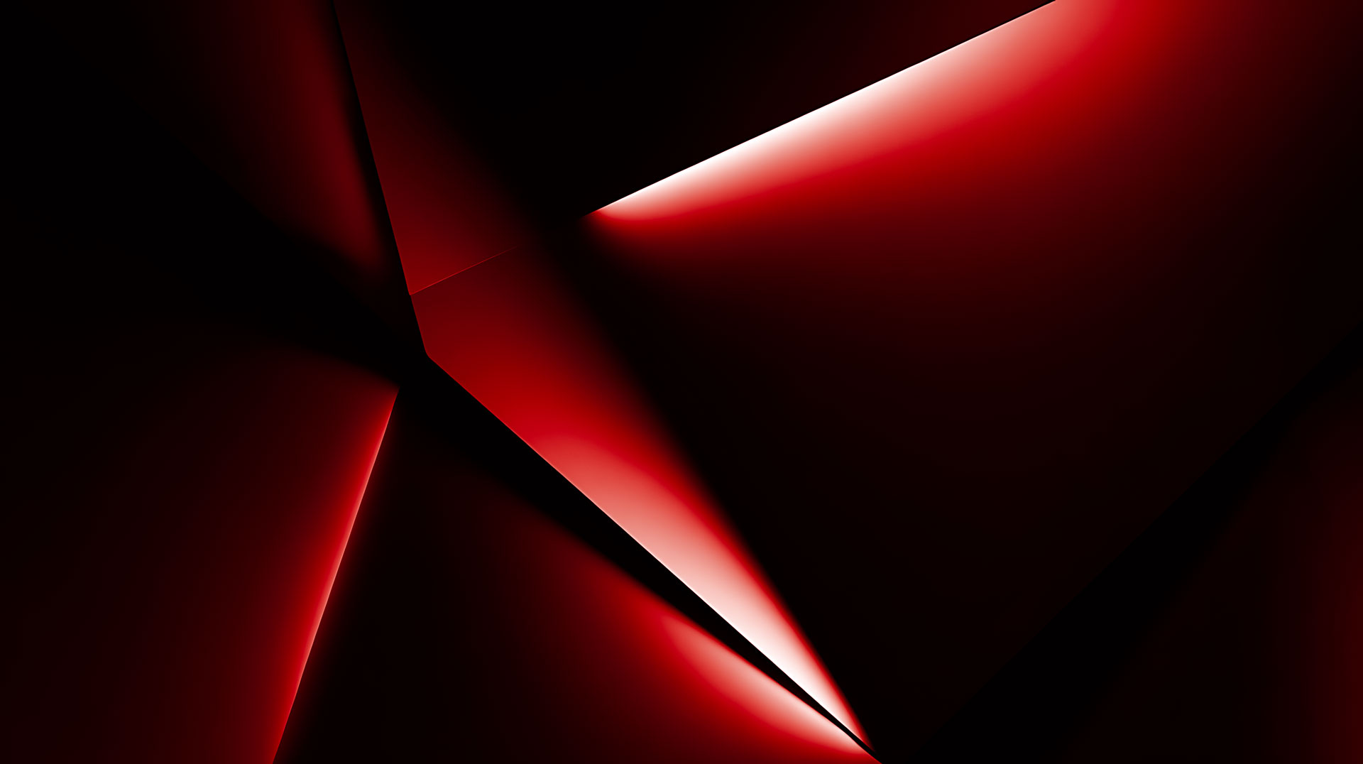Abstract red geometric light texture representing Sequel Data Systems' brand aesthetic