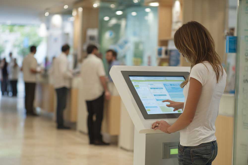 Sequel-Data-Systems-supports-self-service-kiosk-technology-in-a-retail-lobby-setting