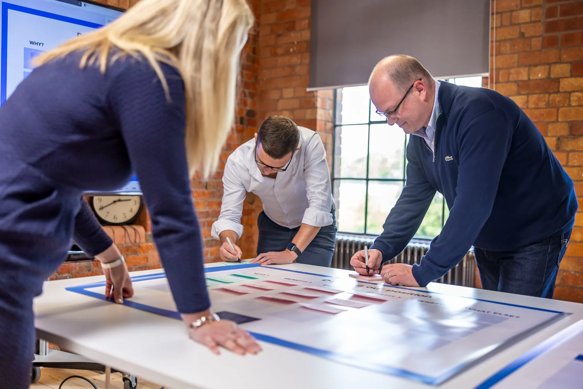 New Era team planning a marketing strategy together