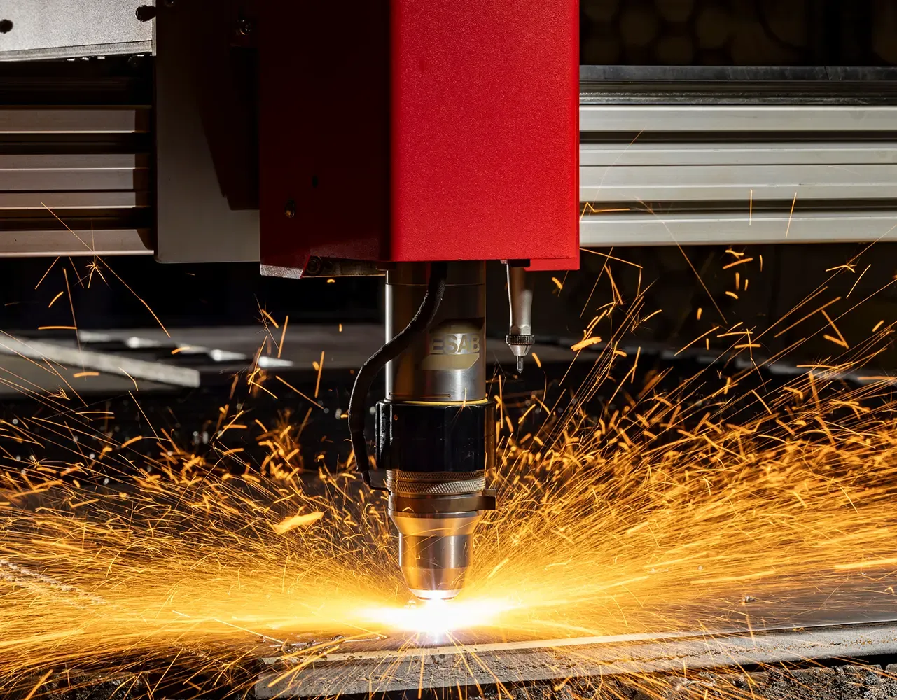 ESAB cutting equipment in action