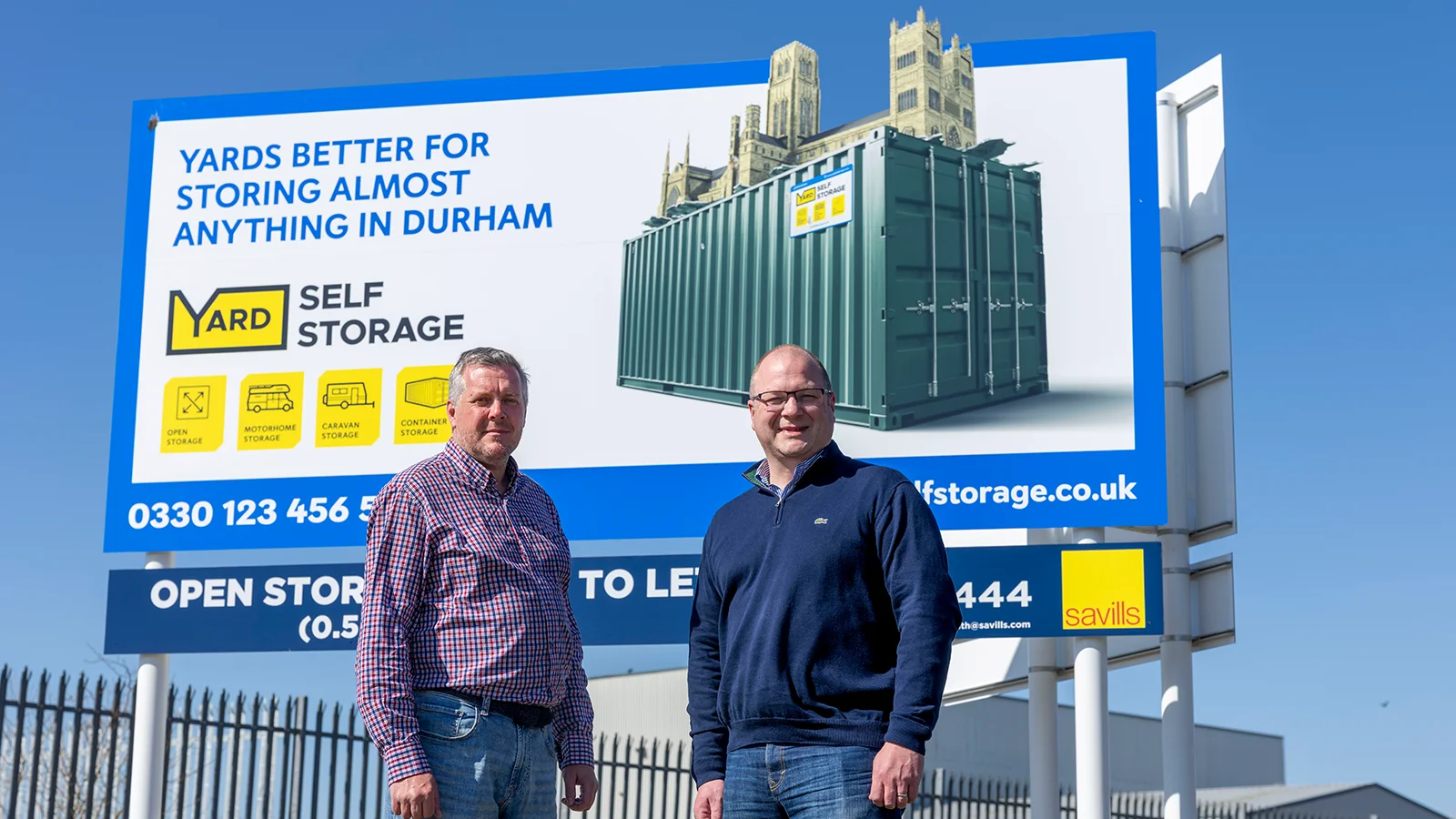 Yard Self Storage Durham outdoor advertising campaign