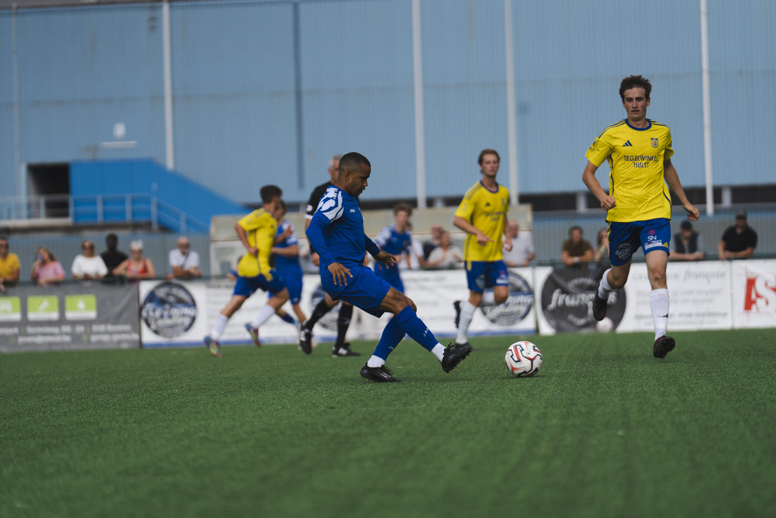SK Beveren wedstrijdbeeld tegen KSK