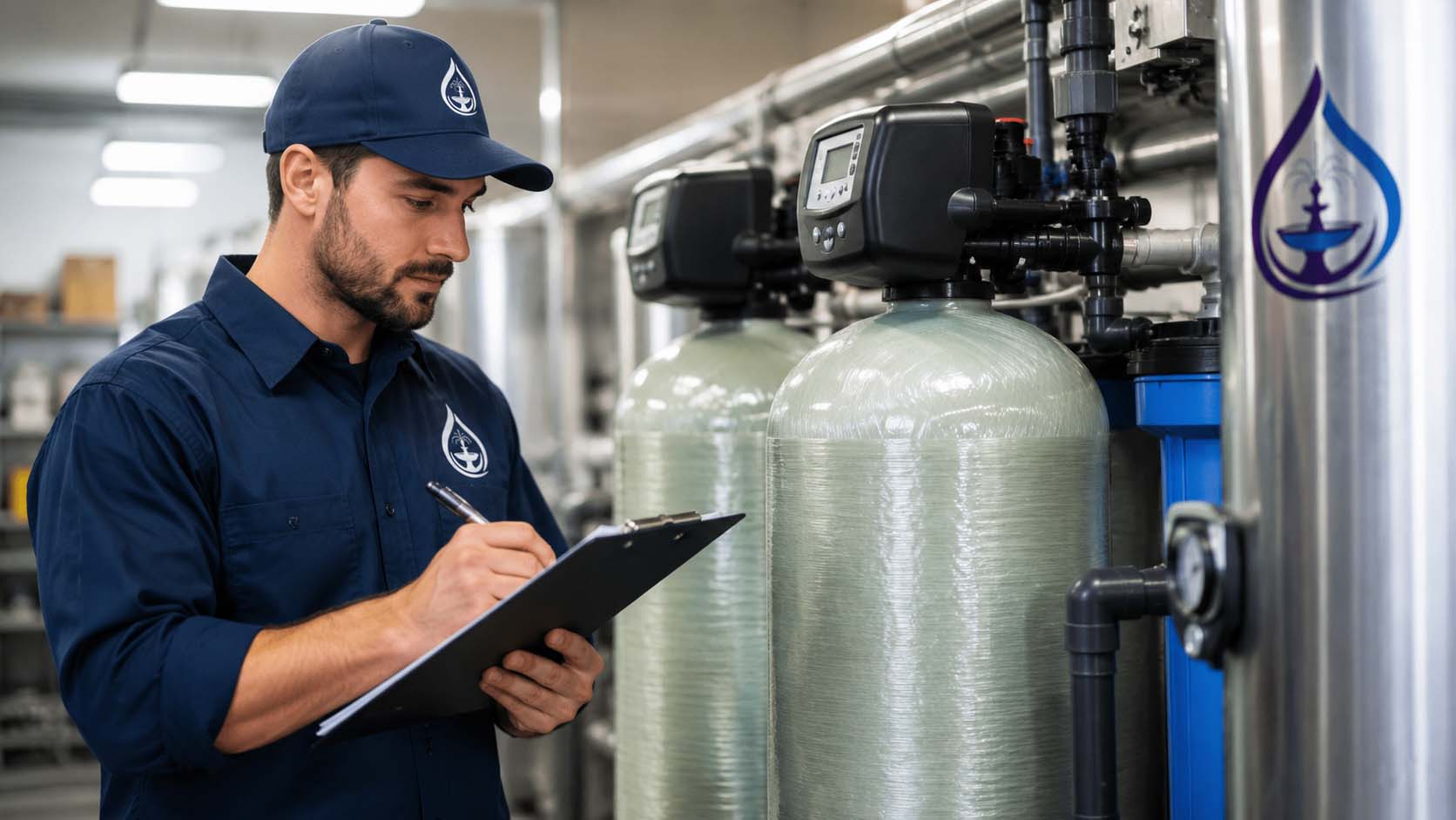 Commercial water filtration in Fountain Valley