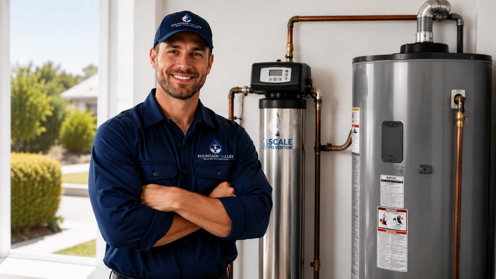 Scale prevention and water heater protection in Fountain Valley