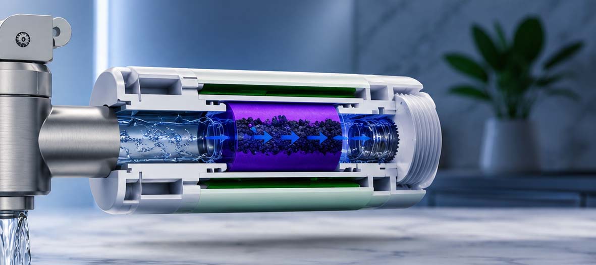 UV water purification in Fountain Valley