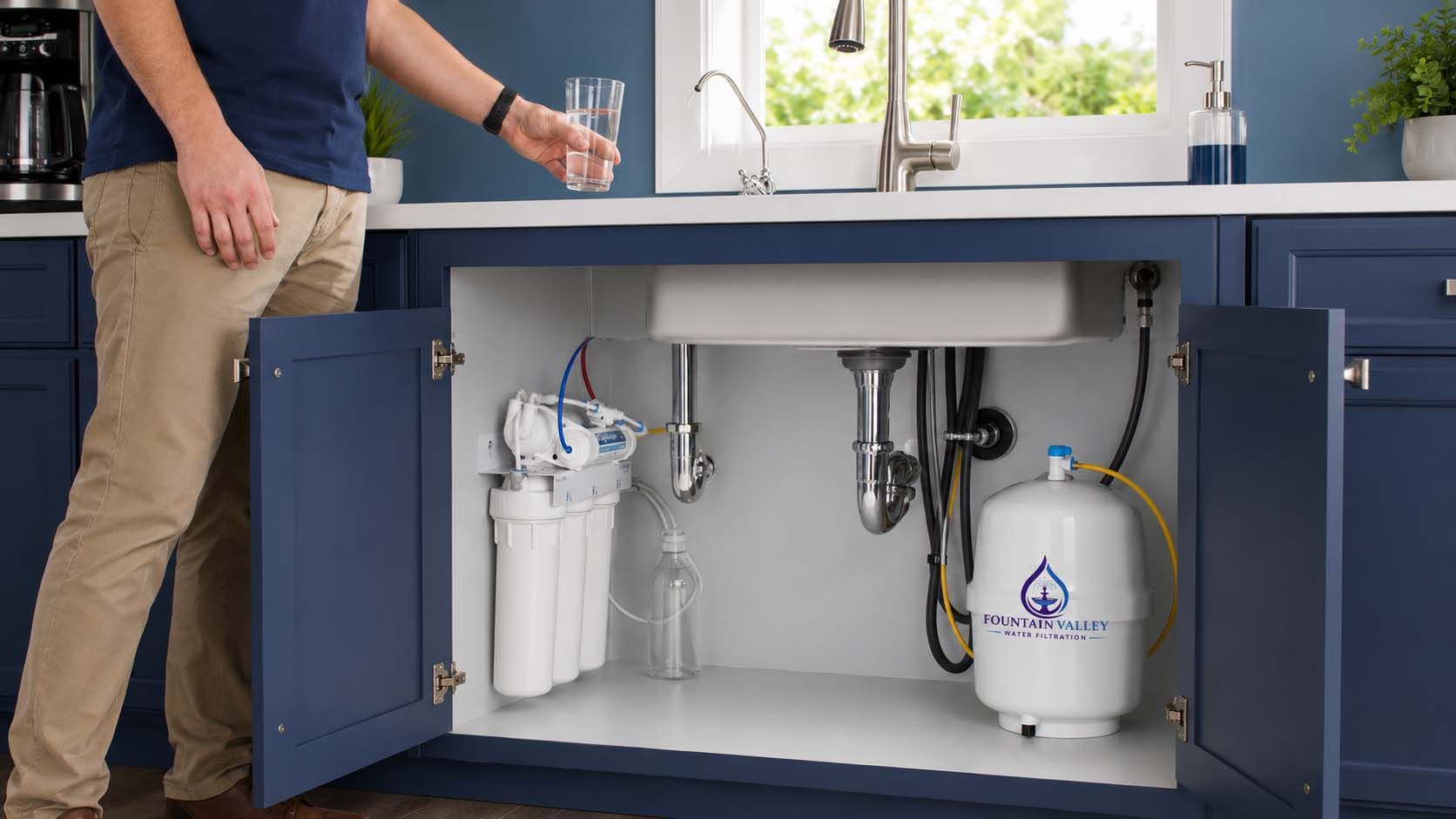Reverse osmosis system in Fountain Valley