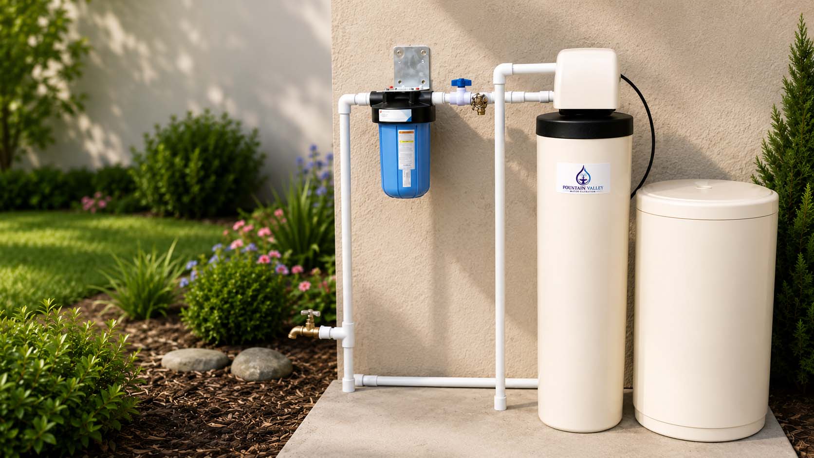 Water softener installation in Fountain Valley