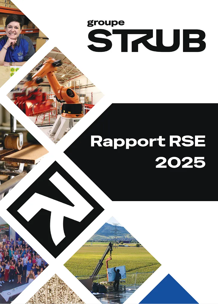 Couverture du rapport RSE du Groupe Strub
