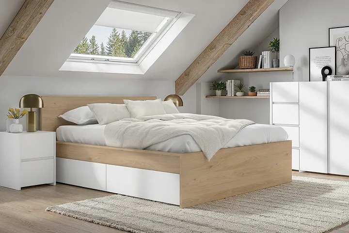 Lit blanc Alsapan